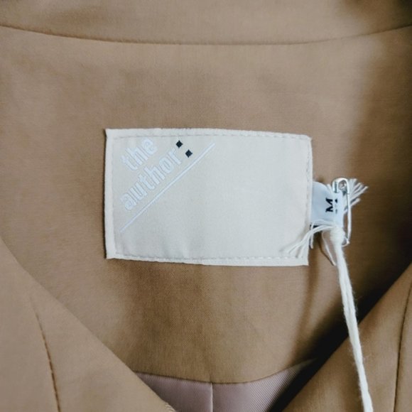 The Author High Neck Long Trench Coat - Picture 4 of 7